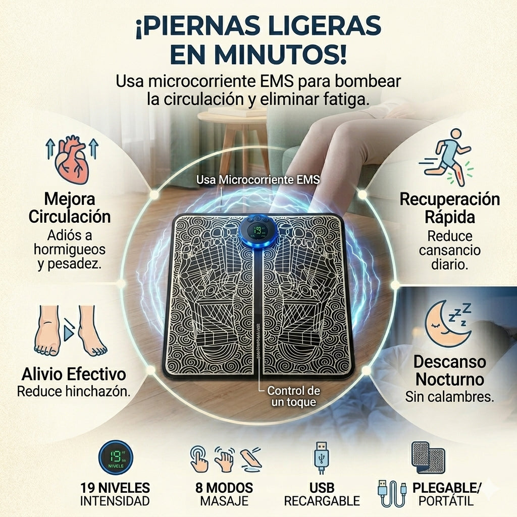 Electrofeet - Terapia de electromasaje donde sea!!!