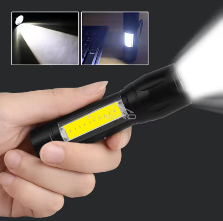 Linterna Con Foco Ajustable Tactica usb